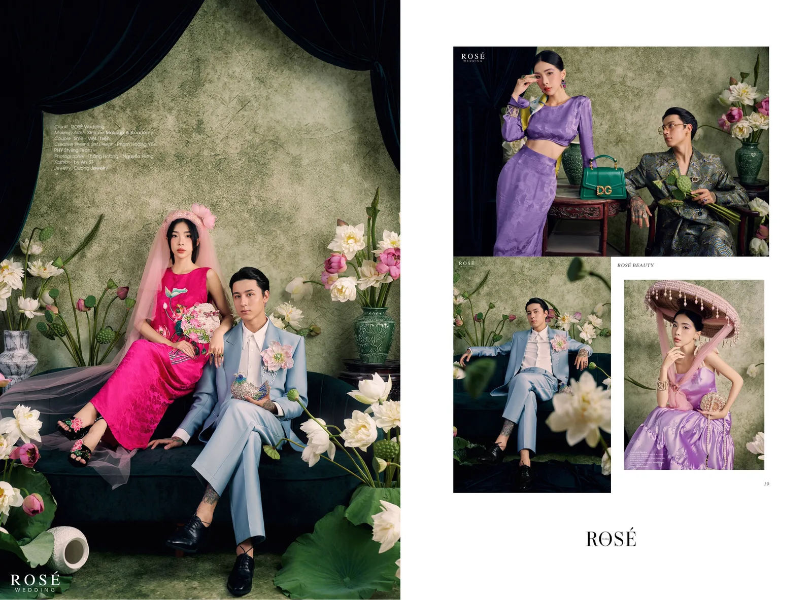 Tạp Chí Editorial · Rosé Wedding
